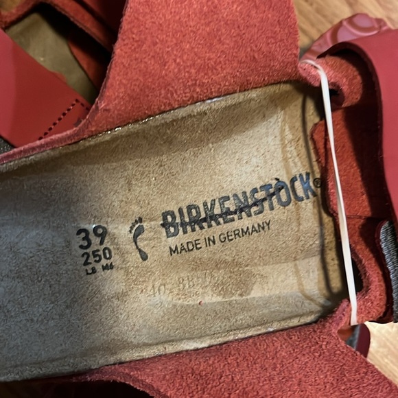 Birkenstock Uji Nubuck Suede Leather Sandals Size 8 NWT - Picture 16 of 16